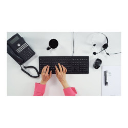 CHERRY STREAM KEYBOARD Clavier 105+10 touches USB noir (GB) redeal.fr