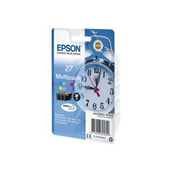 EPSON 1LB 27 ink cartridge cyan magenta and yellow standard capacity 3x3.6ml 3x350 pages combopack RF-AM blister - DURABrite w/s