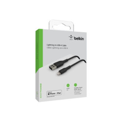 BELKIN BOOST CHARGE USB-A to Lightning Cable PVC 2M Black redeal.fr