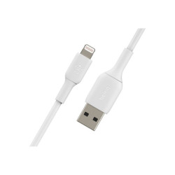 BELKIN BOOST CHARGE USB-A to Lightning Cable PVC 3M White redeal.fr