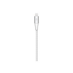 BELKIN BOOST CHARGE USB-A to Lightning Cable Braided 2M White redeal.fr