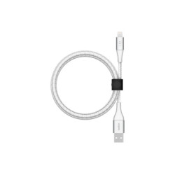 BELKIN BOOST CHARGE USB-A to Lightning Cable Braided 2M White redeal.fr