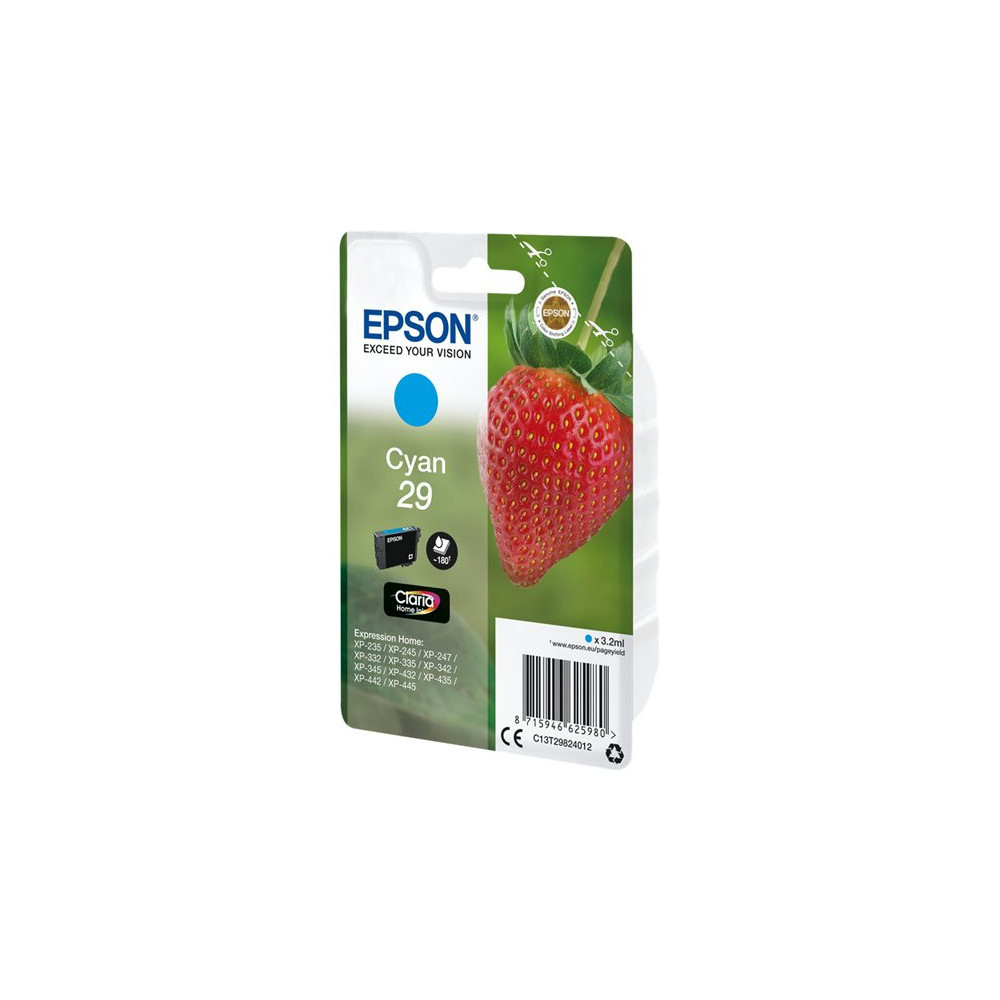 EPSON 1LB Singlepack Cyan 29 Claria Home Ink