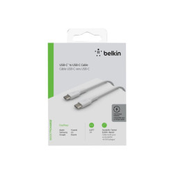 BELKIN BOOST CHARGE USB-C to USB-C 2.0 Cable PVC 2M White redeal.fr