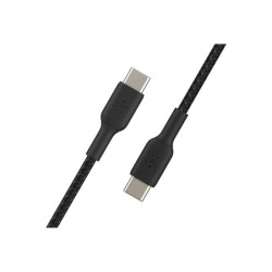 BELKIN BOOST CHARGE USB-C to USB-C 2.0 Cable Braided 1M Black redeal.fr