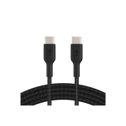 BELKIN BOOST CHARGE USB-C to USB-C 2.0 Cable Braided 1M Black redeal.fr