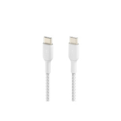BELKIN BOOST CHARGE USB-C to USB-C 2.0 Cable Braided 1M White redeal.fr