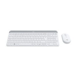LOGITECH Slim Wireless Keyboard and Mouse Combo MK470 OFFWHITE (FR) redeal.fr