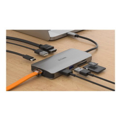 D-LINK USB-C 8-en-1 HDMI SD /microSD card reader and charging redeal.fr