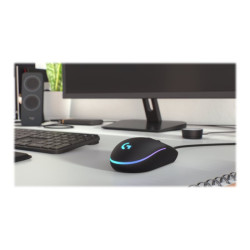 LOGITECH Gaming Mouse G203 LIGHTSYNC Mouse optical 6 buttons wired USB black redeal.fr
