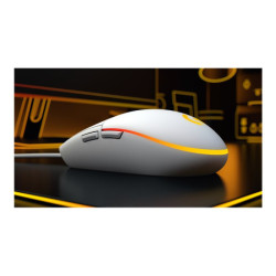LOGITECH Gaming Mouse G203 LIGHTSYNC Mouse optical 6 buttons wired USB white redeal.fr