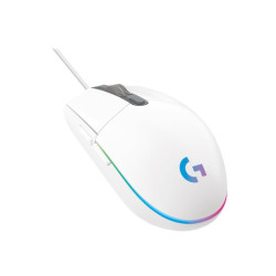 LOGITECH Gaming Mouse G203 LIGHTSYNC Mouse optical 6 buttons wired USB white redeal.fr