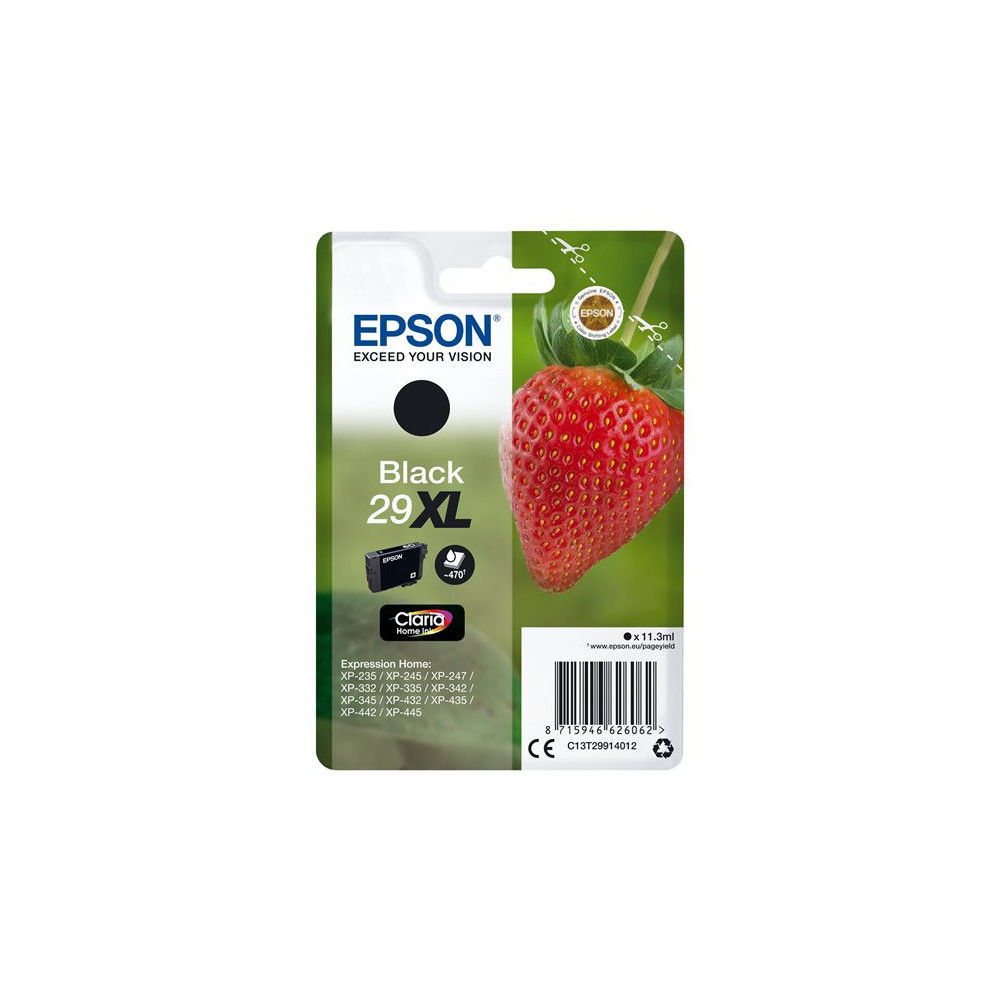 EPSON 4LB Singlepack Black 29XL Claria Home Ink