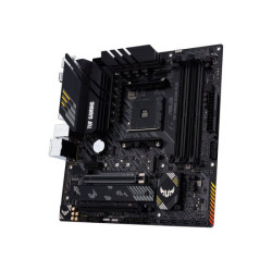 ASUS TUF GAMING B550M-PLUS mATX MB PCIe 4.0 dual M.2 10 DrMOS power stages 2.5Gb Ethernet HDMI DisplayPort SATA 6Gbps