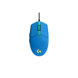 LOGITECH Gaming Mouse G203 LIGHTSYNC Mouse optical 6 buttons wired USB blue redeal.fr