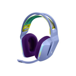 LOGITECH G G733 LIGHTSPEED Wireless RGB Gaming Headset Headset full size 2.4 GHz wireless lilac redeal.fr