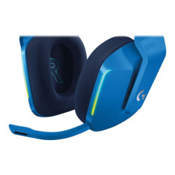 LOGITECH G G733 LIGHTSPEED Wireless RGB Gaming Headset Headset full size 2.4 GHz wireless blue redeal.fr