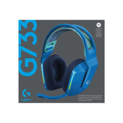LOGITECH G G733 LIGHTSPEED Wireless RGB Gaming Headset Headset full size 2.4 GHz wireless blue redeal.fr