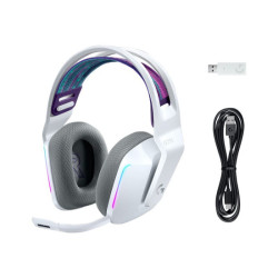 LOGITECH G G733 LIGHTSPEED Wireless RGB Gaming Headset Headset full size 2.4 GHz wireless white redeal.fr