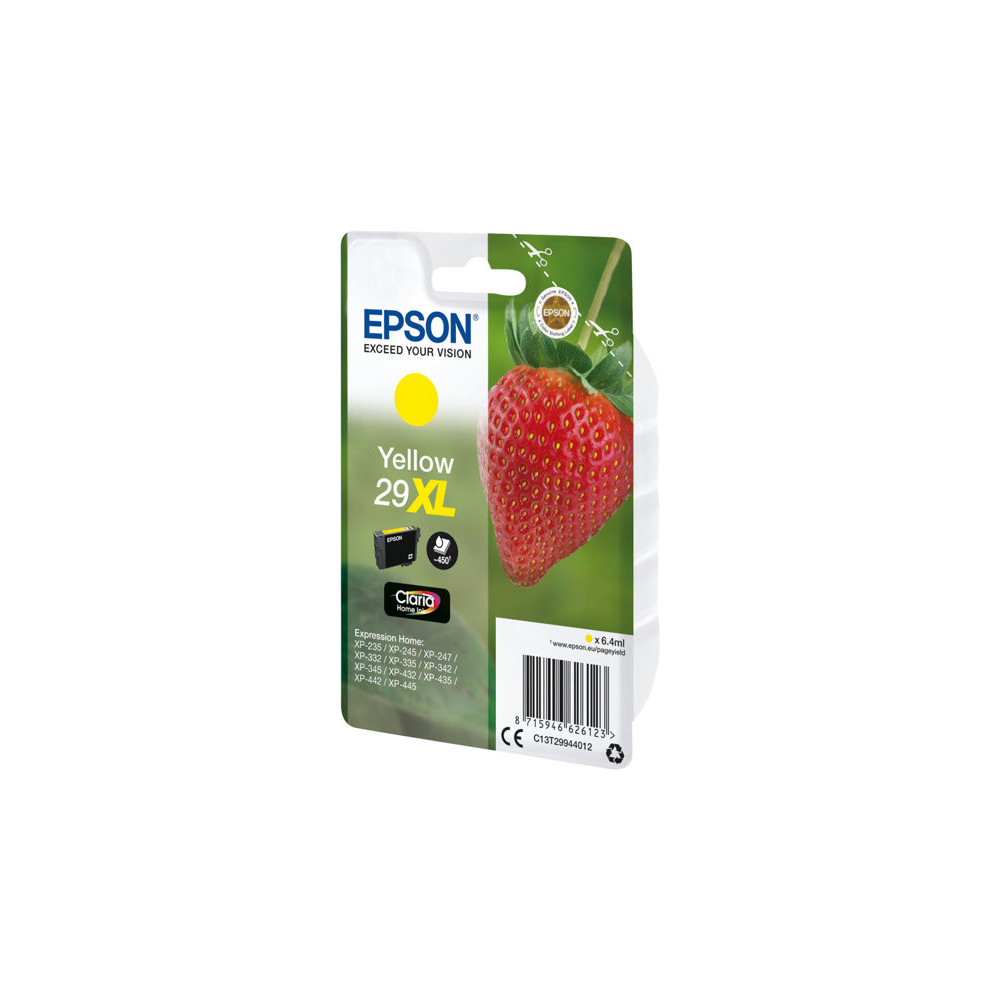 EPSON 4LB Singlepack Yellow 29XL Claria Home Ink