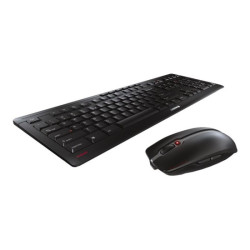 CHERRY STREAM Desktop Recharge Wireless keyboard / mouse set USB black Rechargeable (FR) redeal.fr