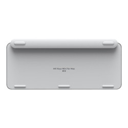 LOGITECH MX Keys Mini For Mac Minimalist Wireless Illuminated Keyboard - PALE GREY - CENTRAL FR redeal.fr