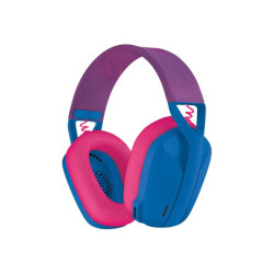 LOGITECH Lightspeed G435 Headset full size Bluetooth / 2.4 GHz radio frequency wireless blue Discord Certified redeal.fr