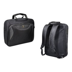 PORT DESIGNS Convertible Notebook Case backpack or hand case Padded notebook compartment adjustable from 14p to 15.6p