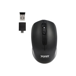 PORT DESIGNS Laptop Backpack and Wireless Mouse Compact and lightweight notebook backpack 14-15.6p Padded notebook compartment