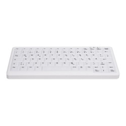 CHERRY AK-C4110F-U1-W/FR Wired keyboard compact without numpad washable USB white (FR) redeal.fr