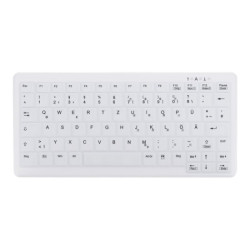 CHERRY AK-C4110F-FU1-W/FR Wireless keyboard compact without numpad washable USB white (FR) redeal.fr