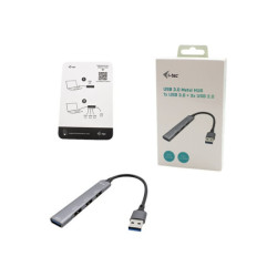 I-TEC USB 3.0 Metal HUB 1x USB 3.0 3x USB 2.0 without power adapter redeal.fr