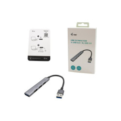 I-TEC USB 3.0 Metal HUB 1x USB 3.0 3x USB 2.0 without power adapter redeal.fr