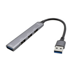 I-TEC USB 3.0 Metal HUB 1x USB 3.0 3x USB 2.0 without power adapter redeal.fr