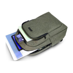 URBAN FACTORY Cyclee City Edition Ecologic Backpack For Notebook 15.6p Kaki redeal.fr