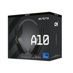 LOGITECH Astro Gaming A10 Gen 2 Headset full size wired 3.5 mm jack black redeal.fr