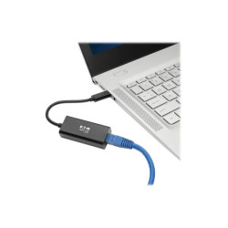 EATON TRIPPLITE USB-C to Gigabit Network Adapter with Thunderbolt 3 Compatibility Black redeal.fr