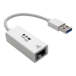EATON TRIPPLITE USB 3.0 to Gigabit Ethernet NIC Network Adapter 10/100/1000Mbps White redeal.fr