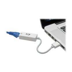 EATON TRIPPLITE USB 3.0 to Gigabit Ethernet NIC Network Adapter 10/100/1000Mbps White redeal.fr