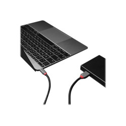 LINDY 1m USB 3.2 Type C to Micro-B Cable Anthra Line redeal.fr