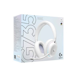 LOGITECH G G735 Headset full size Bluetooth / LIGHTSPEED wireless 3.5 mm jack white mist redeal.fr