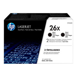 HP 26X original LaserJet Toner cartridge CF226XD Black High Yield 2-pack