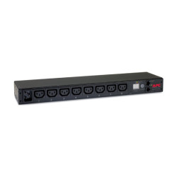 APC Rack PDU Metered 1U 16A 230V 8C13 Input Connections IEC-320 C20