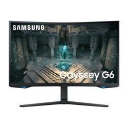 SAMSUNG ODYSSEY G6 - LS32BG650 32p 240Hz SMART Ecran gaming incurvé WQHD 2560x1440 VA 1ms HDR10 350cd/m² enceintes HDMI DP LAN