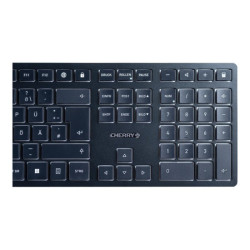 CHERRY KW 9100 SLIM Wireless Keyboard USB and Bluetooth black rechargeable (FR) redeal.fr