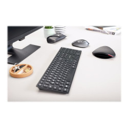 CHERRY KW 9100 SLIM Wireless Keyboard USB and Bluetooth black rechargeable (FR) redeal.fr