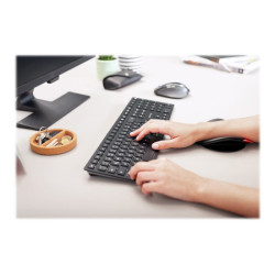 CHERRY KW 9100 SLIM Wireless Keyboard USB and Bluetooth black rechargeable (FR) redeal.fr