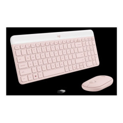 LOGITECH MK470 Slim Combo - ROSE - (FRA) - CENTRAL-419 redeal.fr