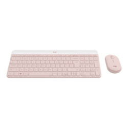 LOGITECH MK470 Slim Combo - ROSE - (FRA) - CENTRAL-419 redeal.fr