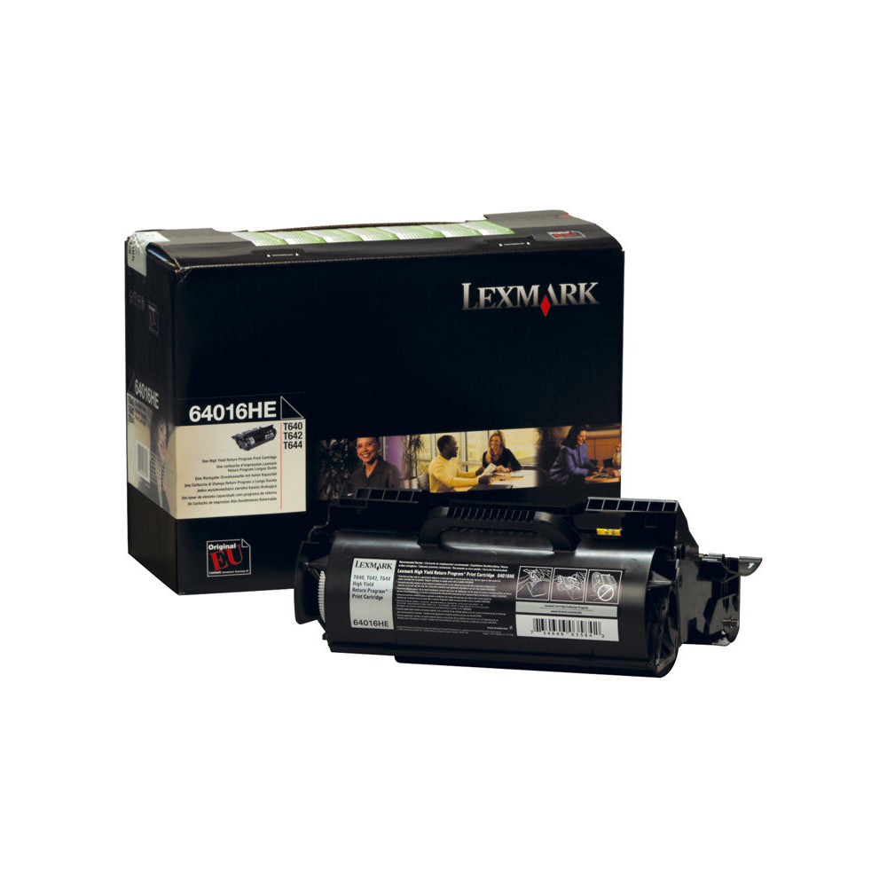 LEXMARK T640, T642, T644 cartouche de toner noir rendement élevé 21.000 pages pack de 1 retour program redeal.fr